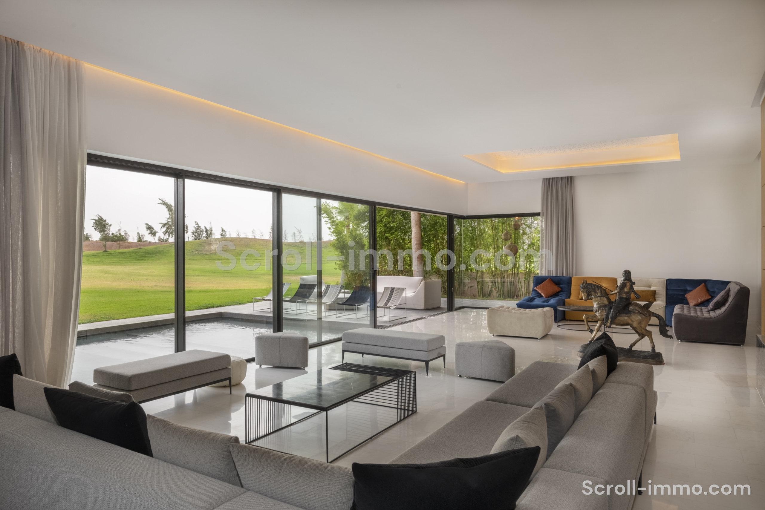 Villa Prestige 800m2 Golf Argan – Piscine chauffée