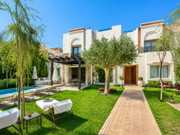Villa 7 suites – golf d&rsquo;Amelkis piscine chauffée & hammam
