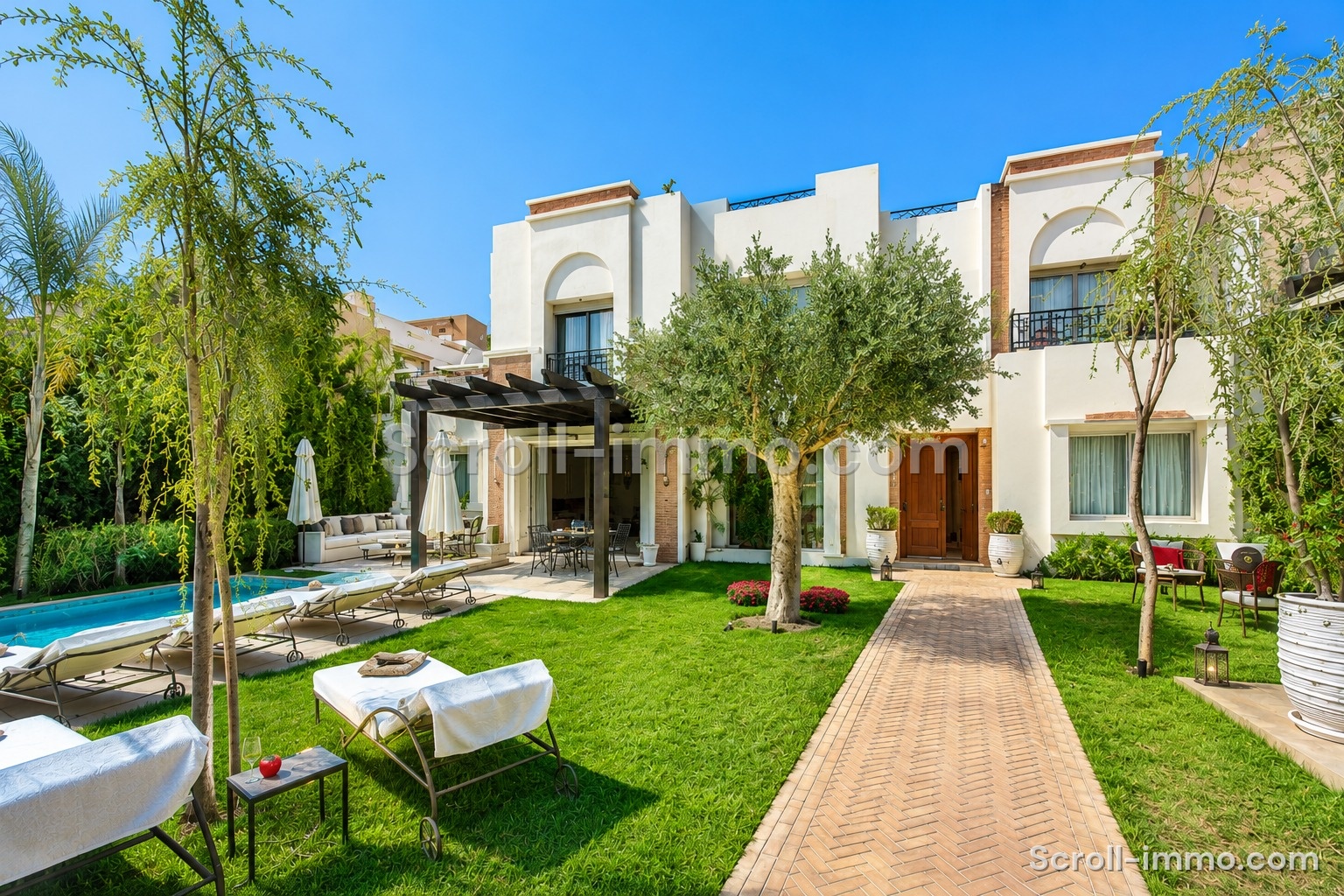 15539de8-9d87-418c-af42-c0e765df2ef0 Villa 7 suites – golf d’Amelkis piscine chauffée & hammam
