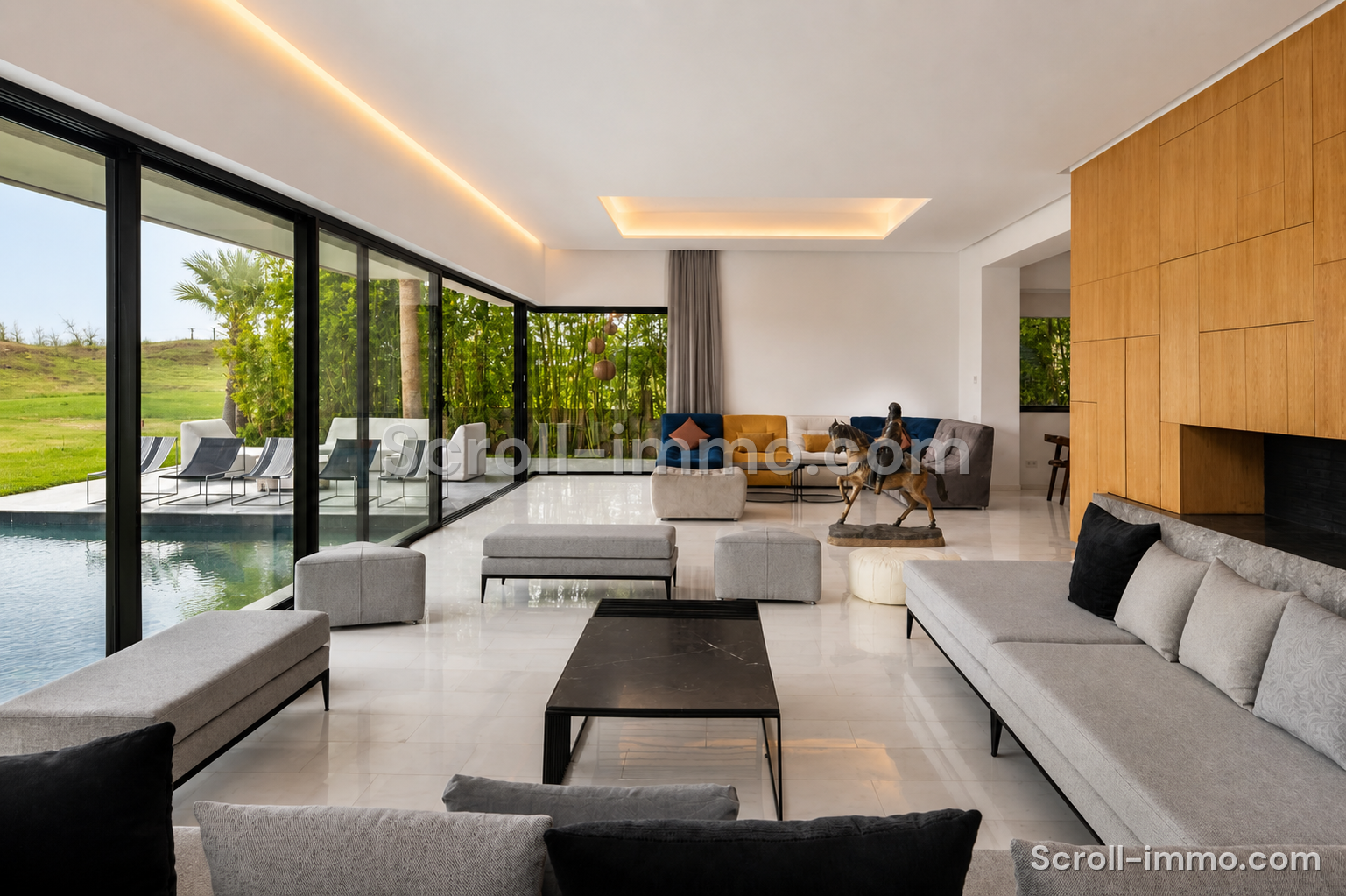 Villa Prestige 800m2 Golf Argan – Piscine chauffée