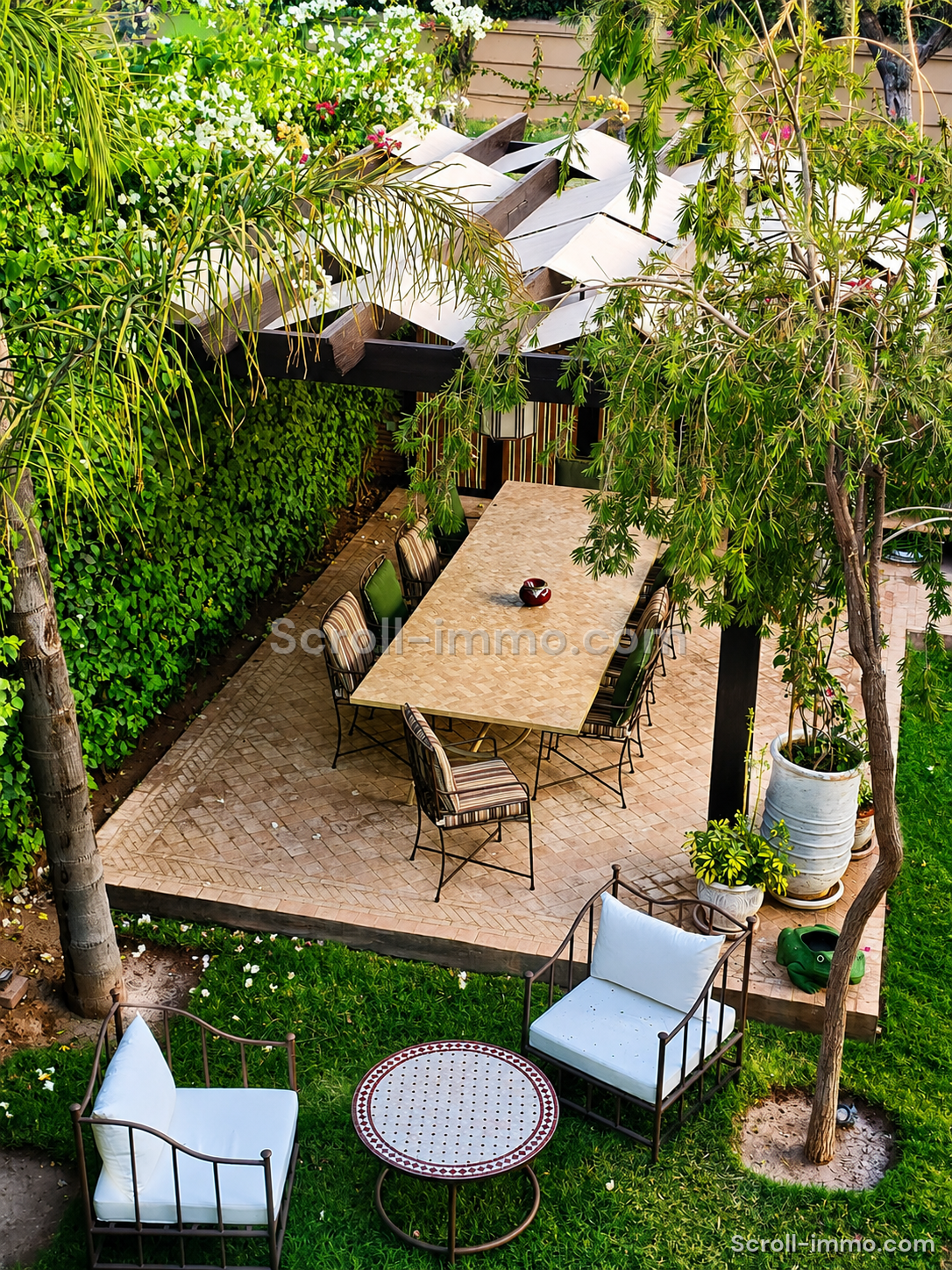 Villa 7 suites – golf d&rsquo;Amelkis piscine chauffée & hammam