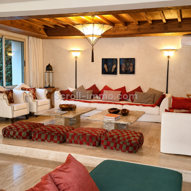 Villa 7 suites – golf d&rsquo;Amelkis piscine chauffée & hammam