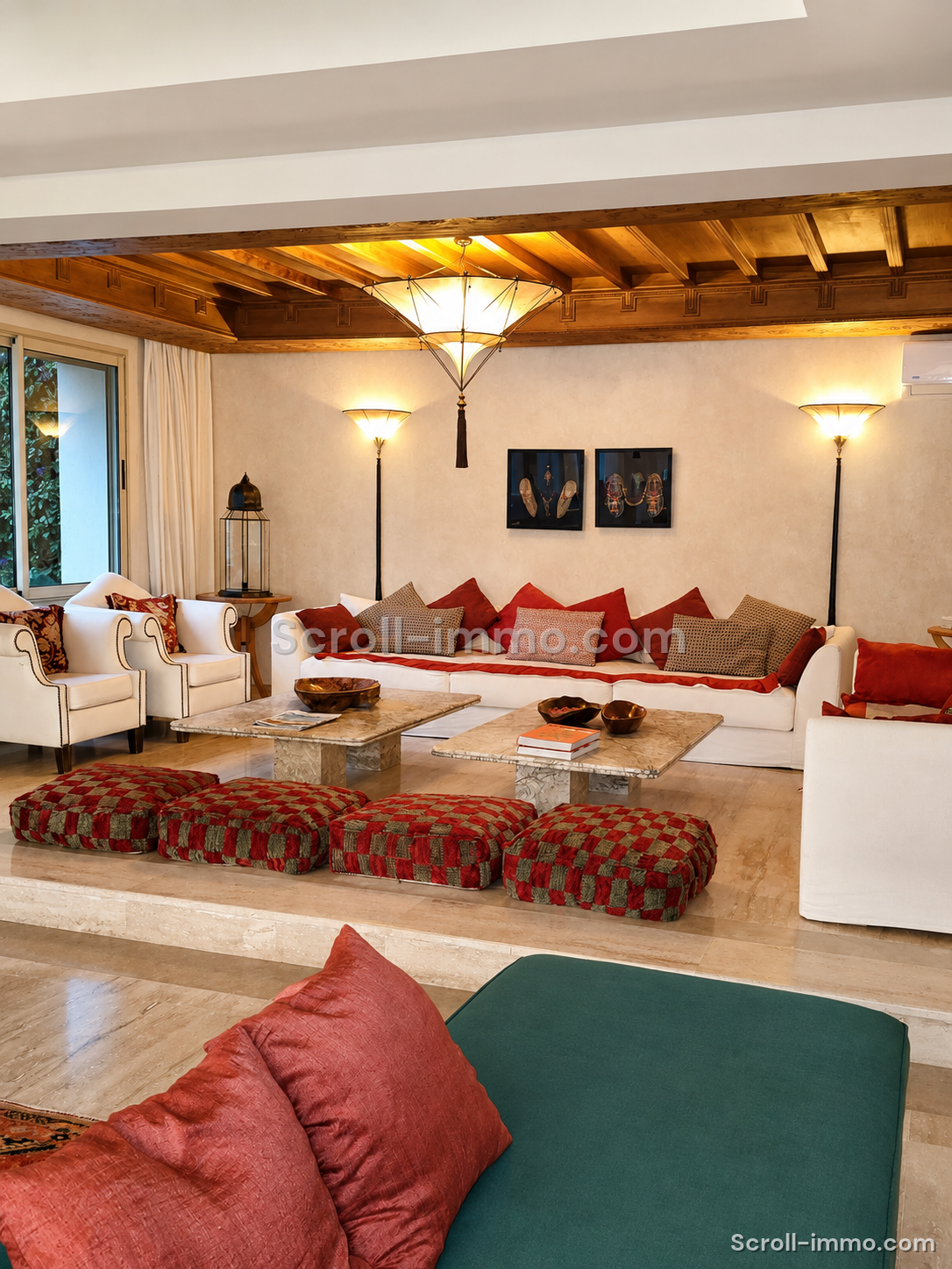 Villa 7 suites – golf d&rsquo;Amelkis piscine chauffée & hammam