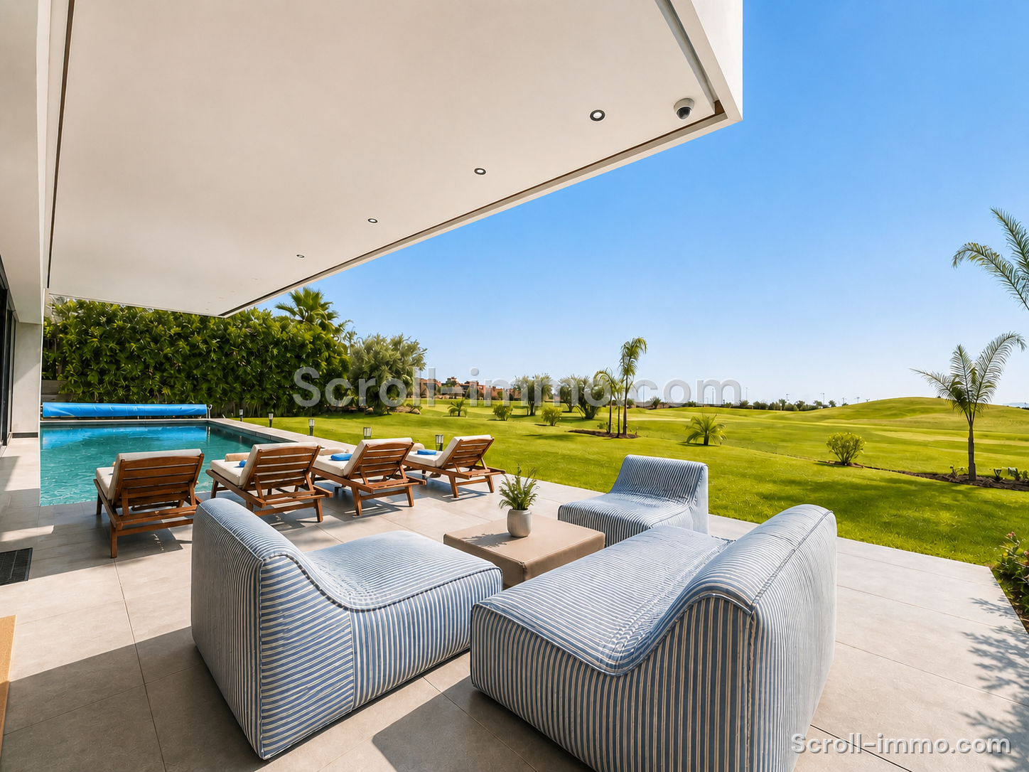 Villa Prestige 800m2 Golf Argan – Piscine chauffée