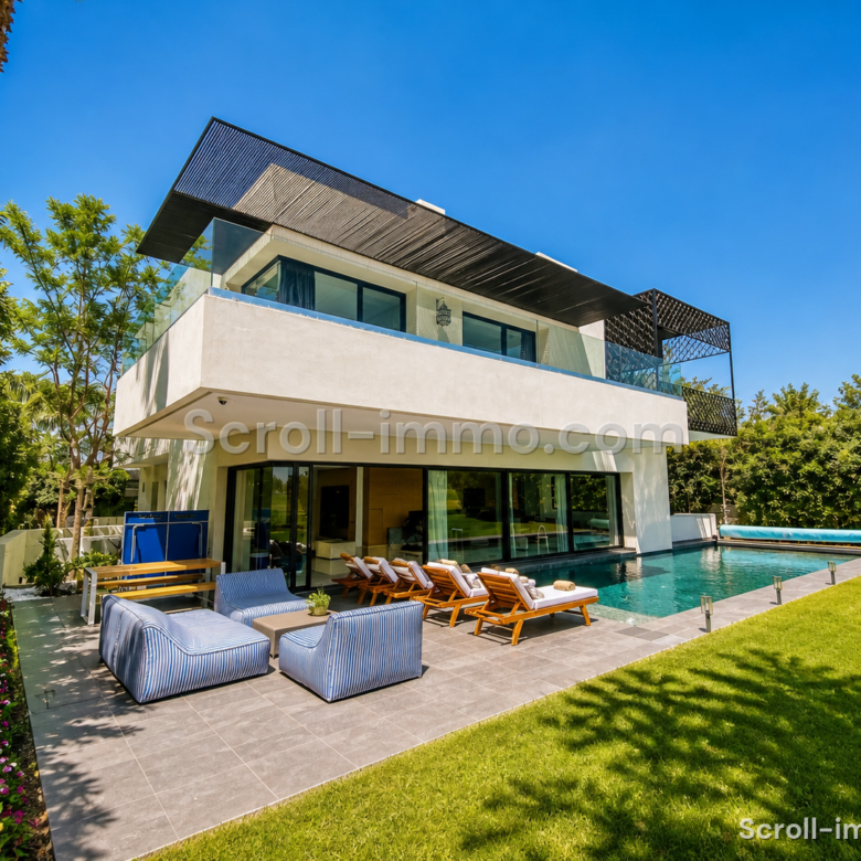 Villa Prestige 800m2 Golf Argan – Piscine chauffée