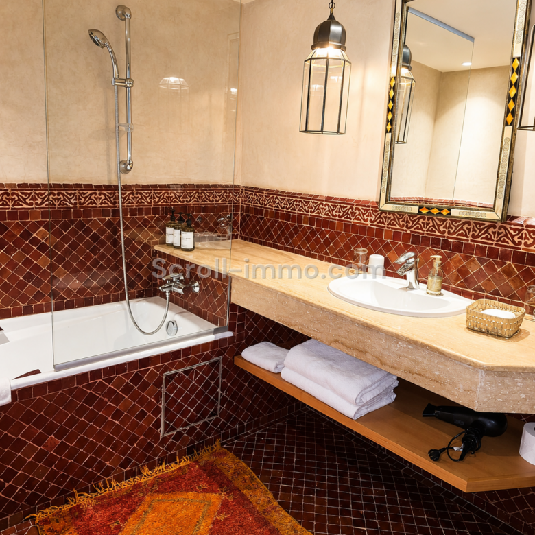 Villa 7 suites – golf d&rsquo;Amelkis piscine chauffée & hammam