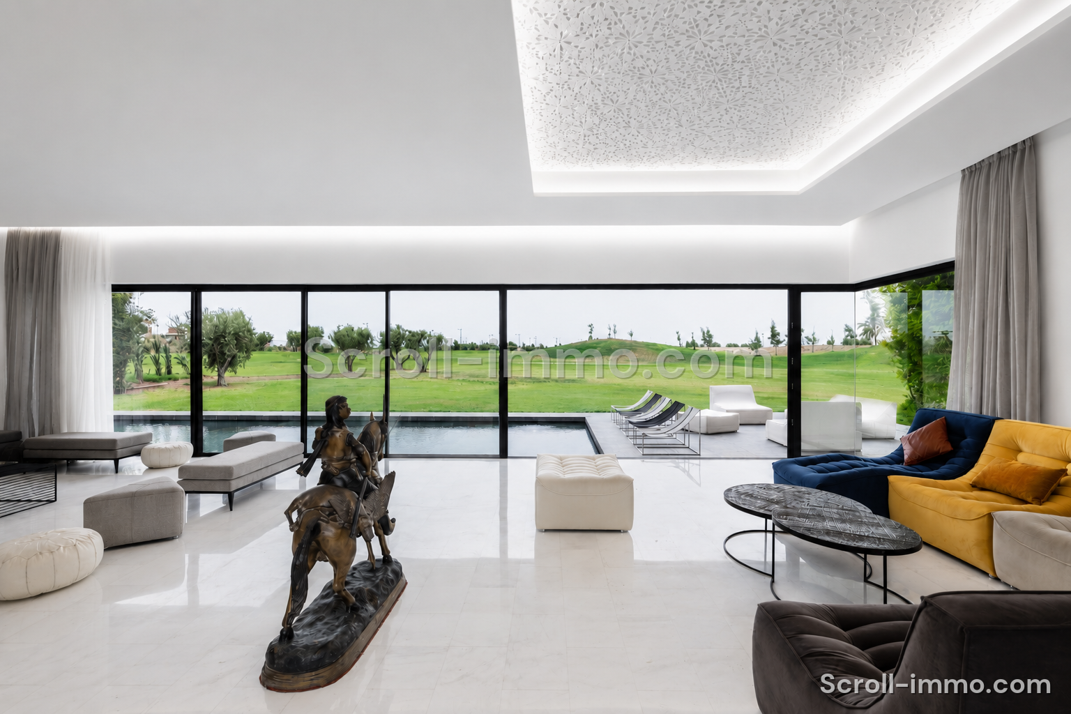 Villa Prestige 800m2 Golf Argan – Piscine chauffée