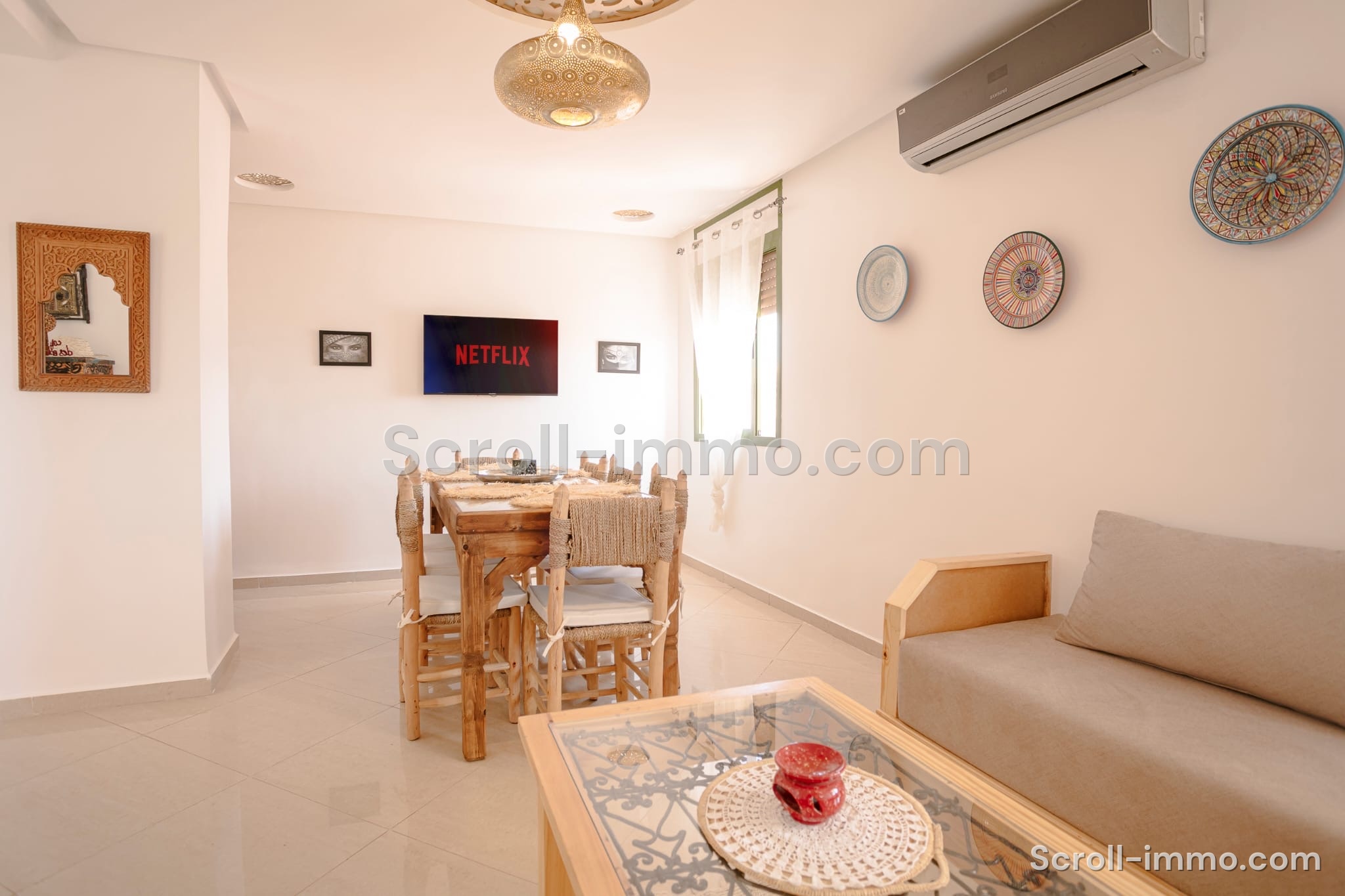 Appartement 3 chambres avec jacuzzi