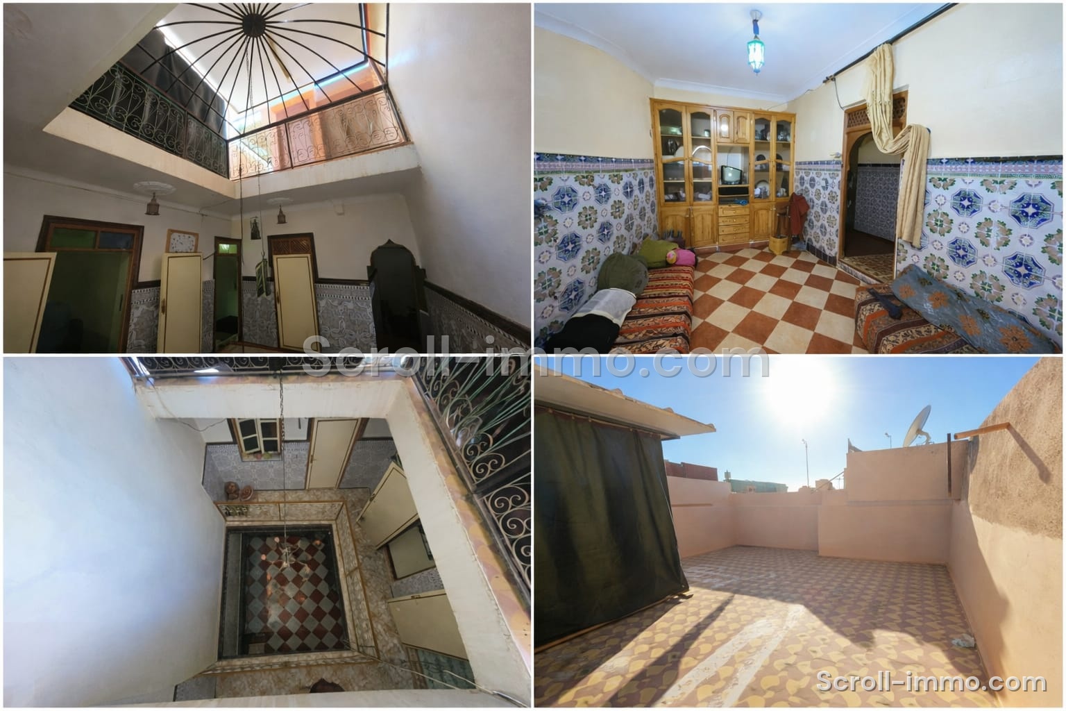 Riad 85m2 Titré à rénover – Riad Laarouss