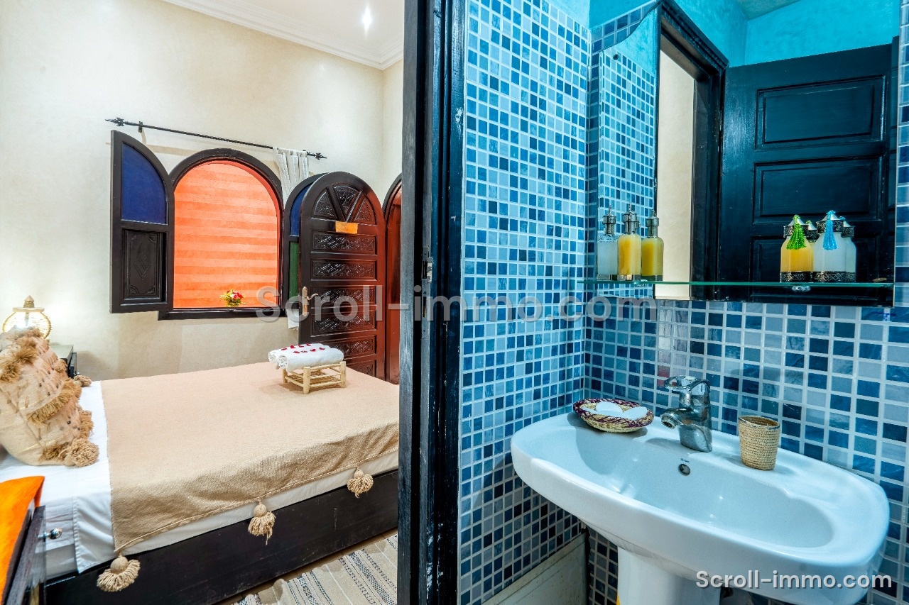 v-Riad 108m2 autorisé maison d’hôtes – bab Allens