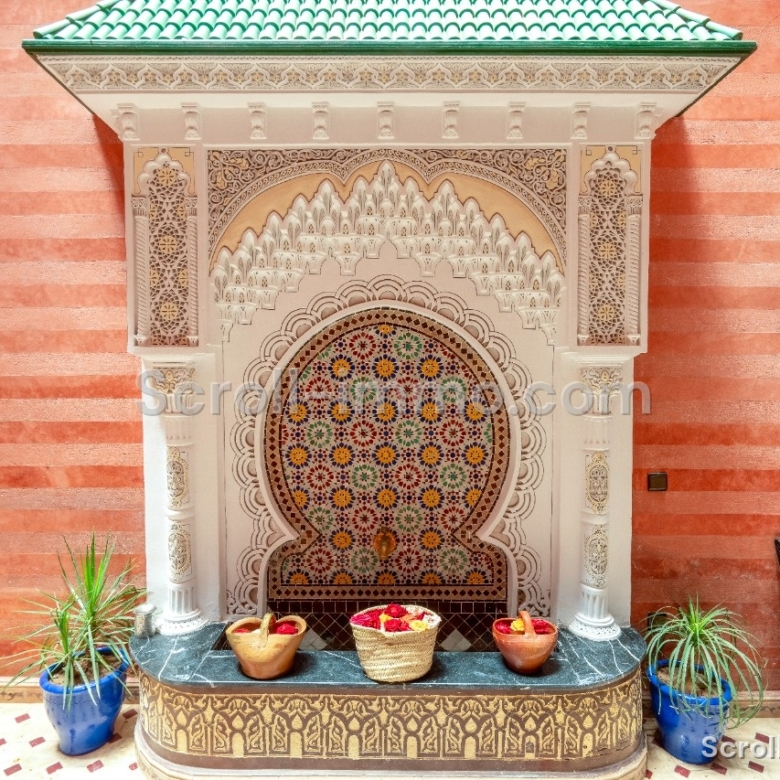 v-Riad 108m2 autorisé maison d’hôtes – bab Allens