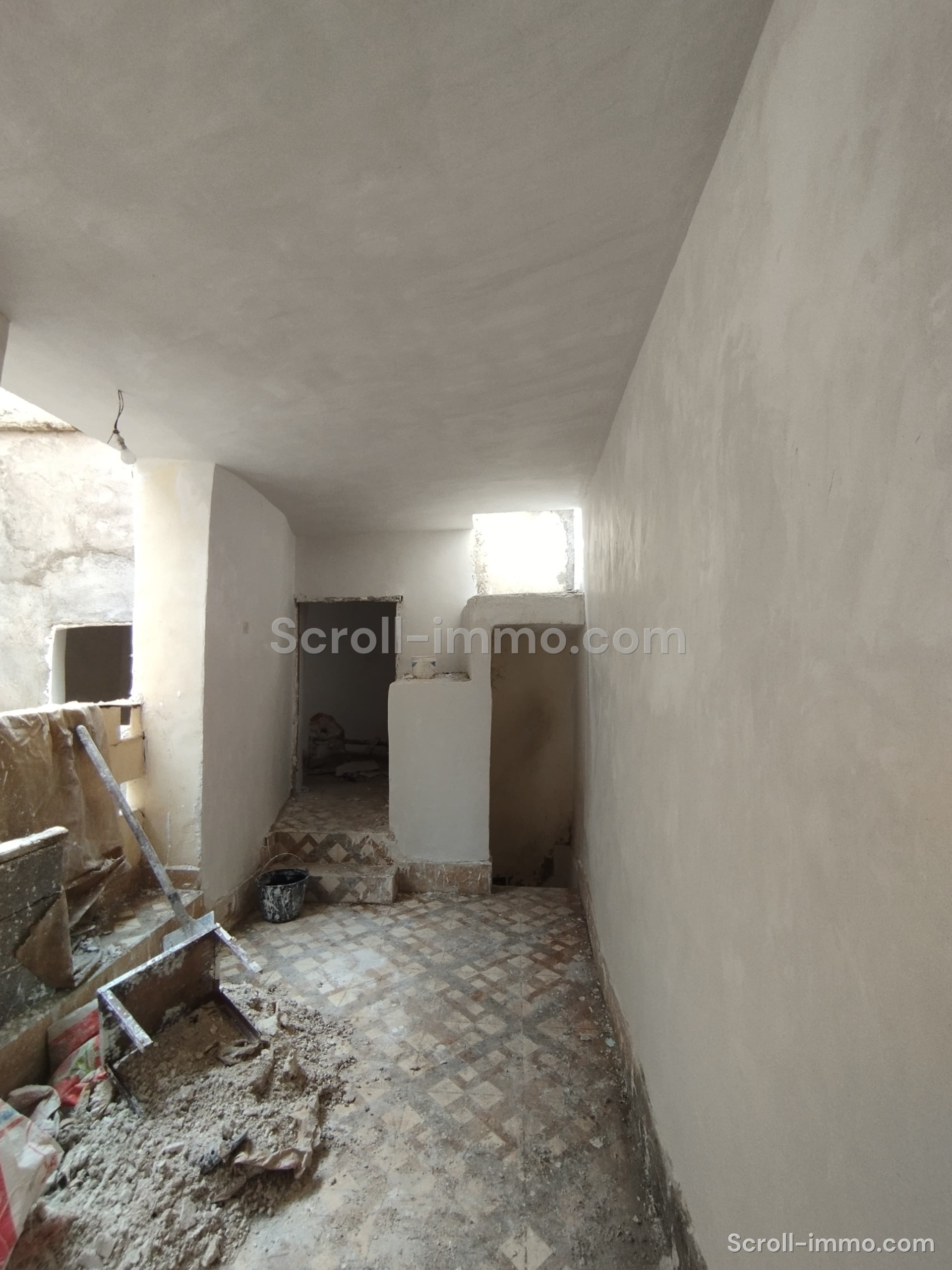 Riad 70m² à rénover 3 chambres – Quartier Riad Zitoun