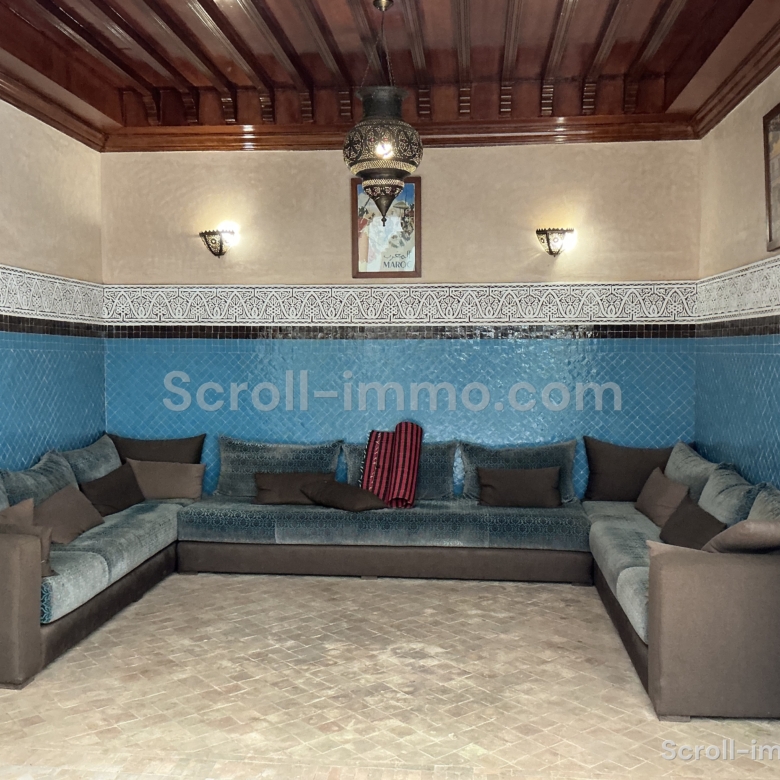 Riad 255m² Titré 5ch maison d’hôtes à la Kasbah