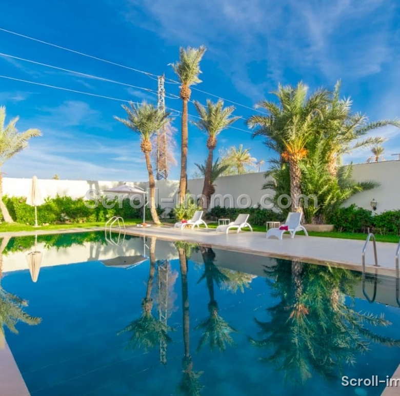Magnifique Villa Contemporaine à vendre à la Palmeraie (Bab Atlas)– Marrakech Villa