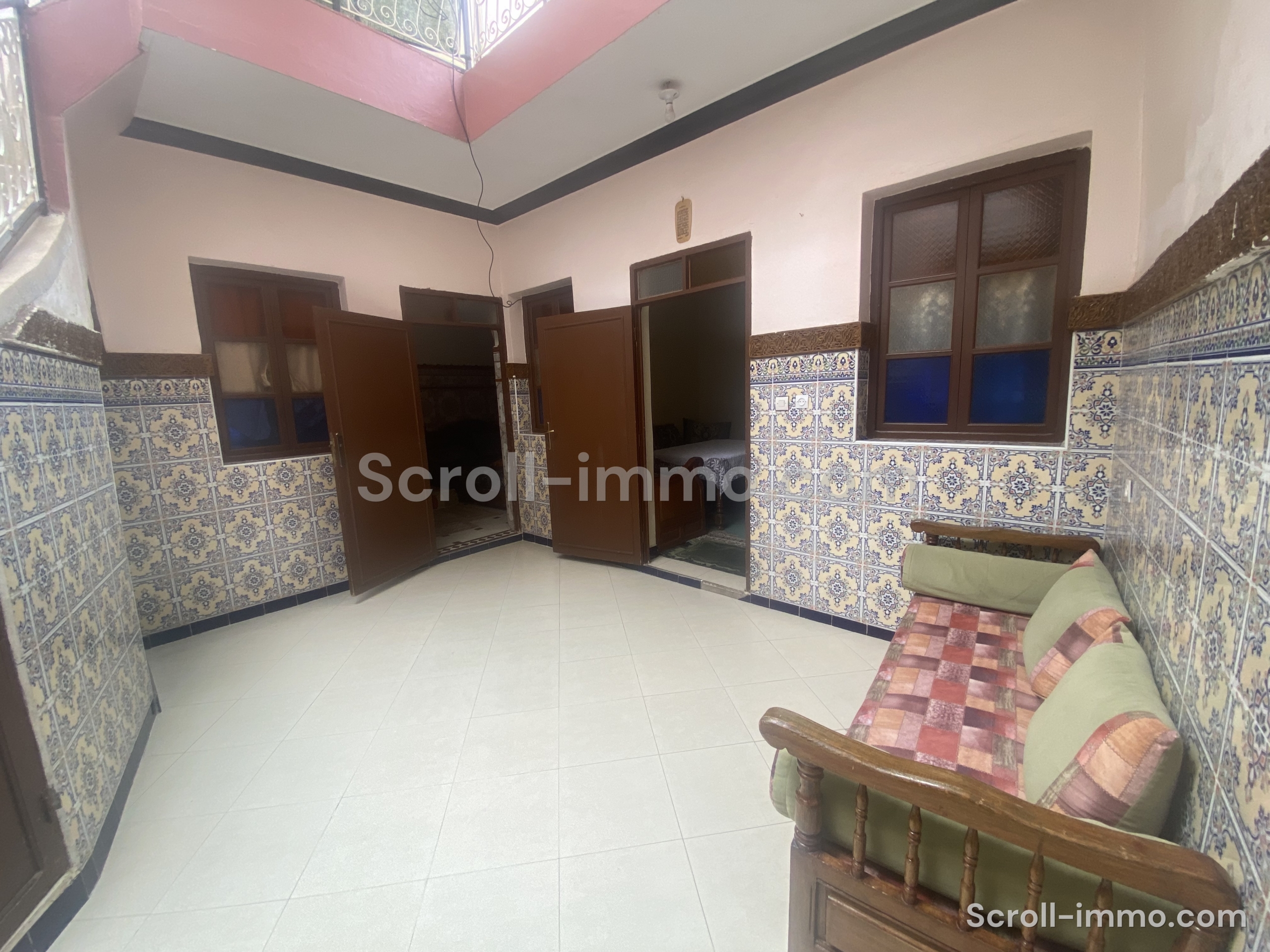 Riad 90m2 à rénover à Bab Hmar