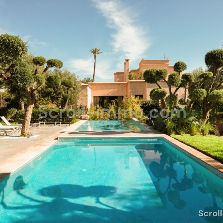 Maison d’Hôtes & SPA de Prestige à Vendre – Palmeraie de Marrakech