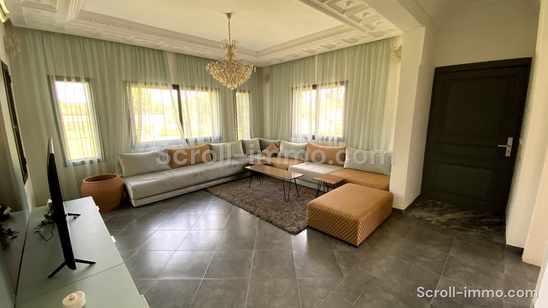 Villa contemporain – 380m² à Route d&rsquo;Ourika