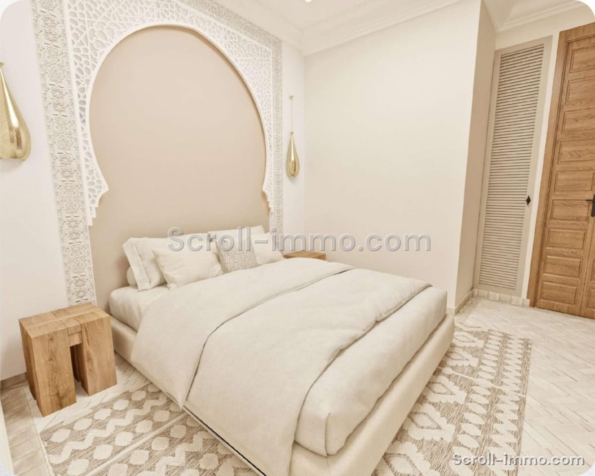 Riad de luxe titré – 112 m² au sol – 4 chambres – Médina de Marrakech