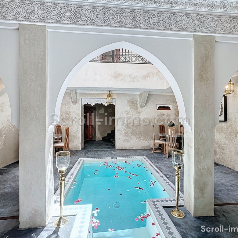 Riad 114m2 titre et déjà rénové à Ben saleh