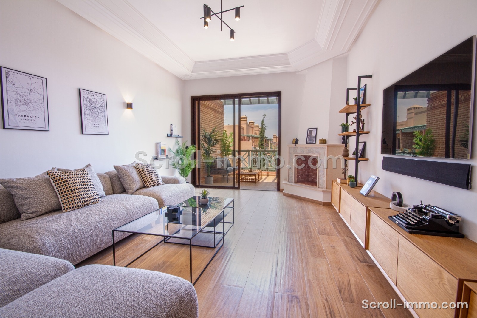 Magnifique appartement rénové à neuf à Agdal