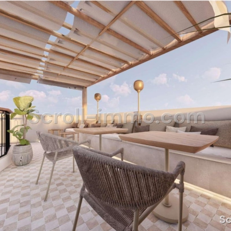 Riad de luxe titré – 112 m² au sol – 4 chambres – Médina de Marrakech