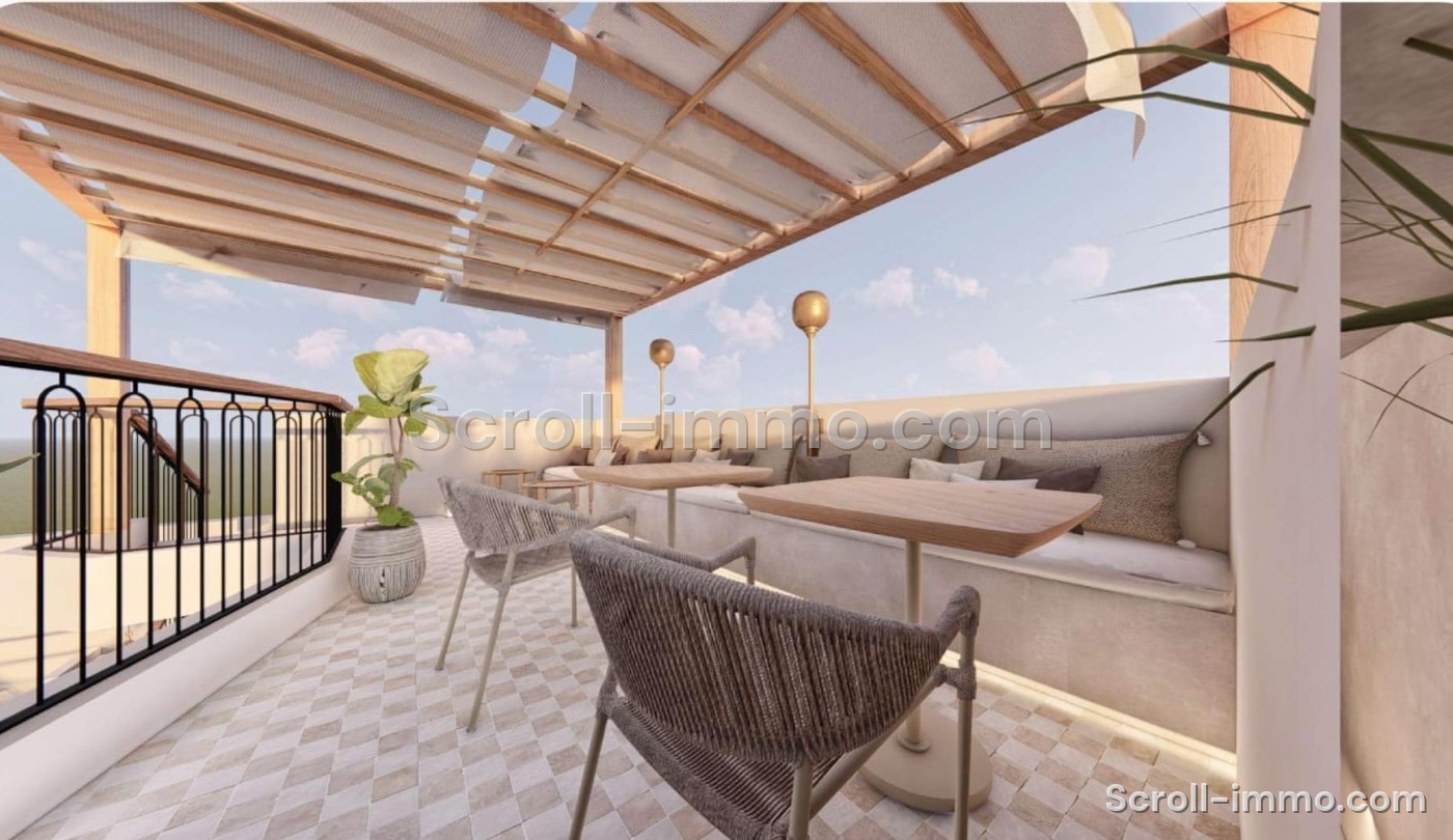 Riad de luxe titré – 112 m² au sol – 4 chambres – Médina de Marrakech