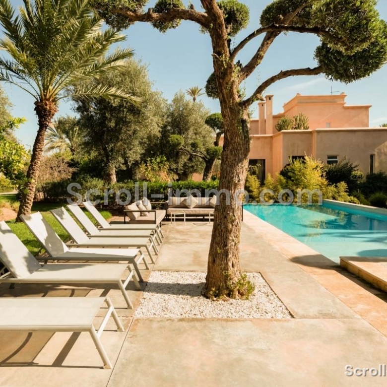 Maison d’Hôtes & SPA de Prestige à Vendre – Palmeraie de Marrakech