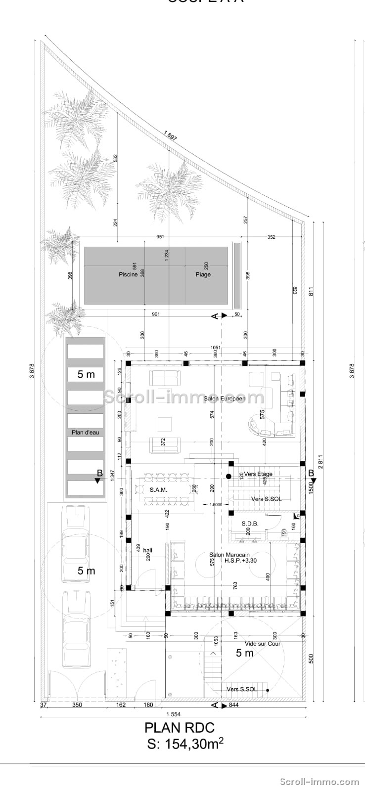 Villa Semi-Fini à Targa projet les Portes Marrakech