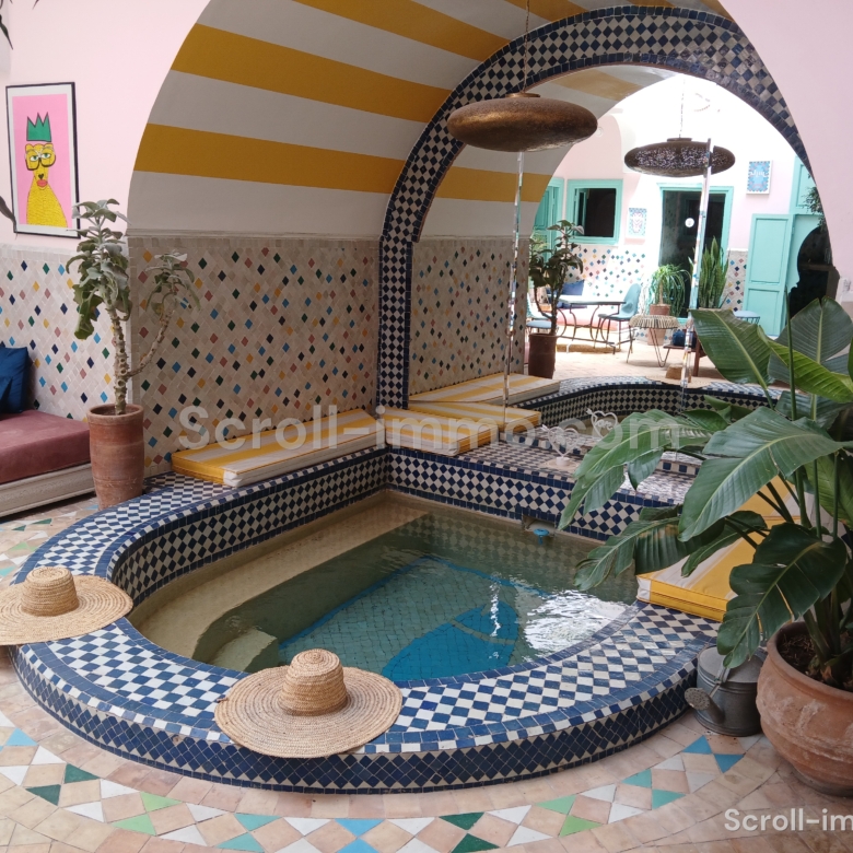 Riad 7 suites, en exploitation à forte rentabilité – Bab Doukkala