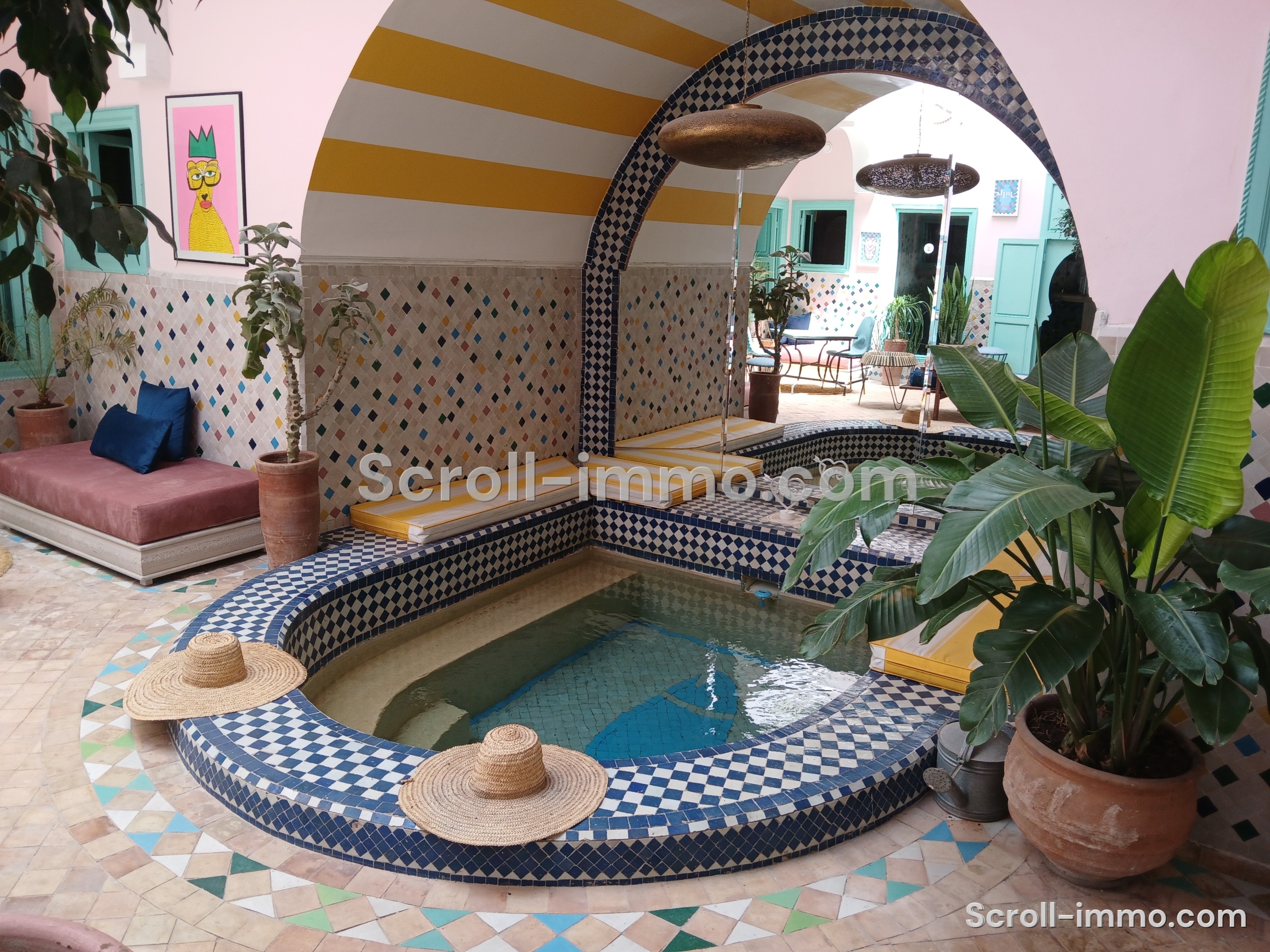 Riad 7 suites, en exploitation à forte rentabilité – Bab Doukkala