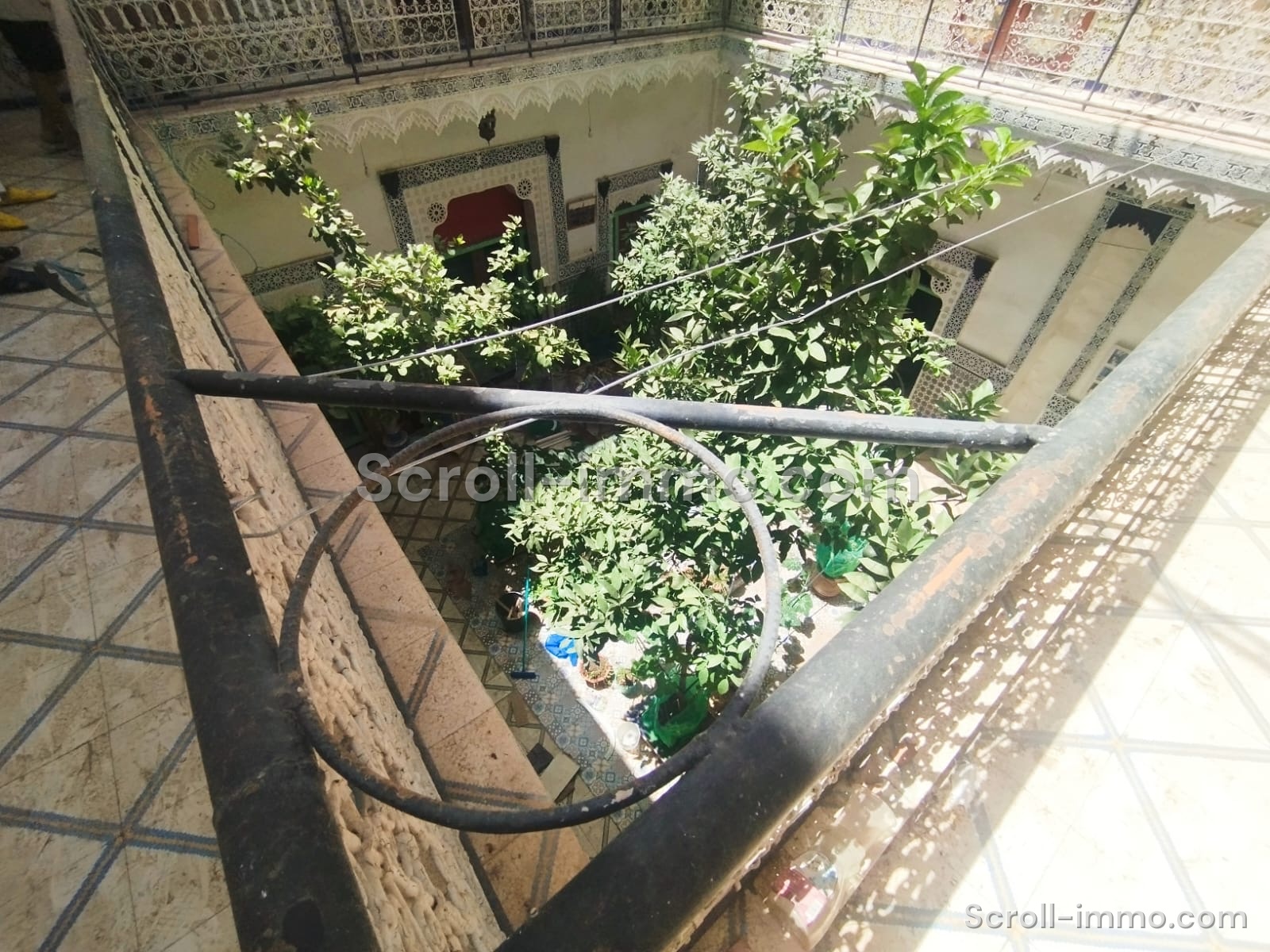 Riad 280m² Titré 8 chambres – Quartier Bahia