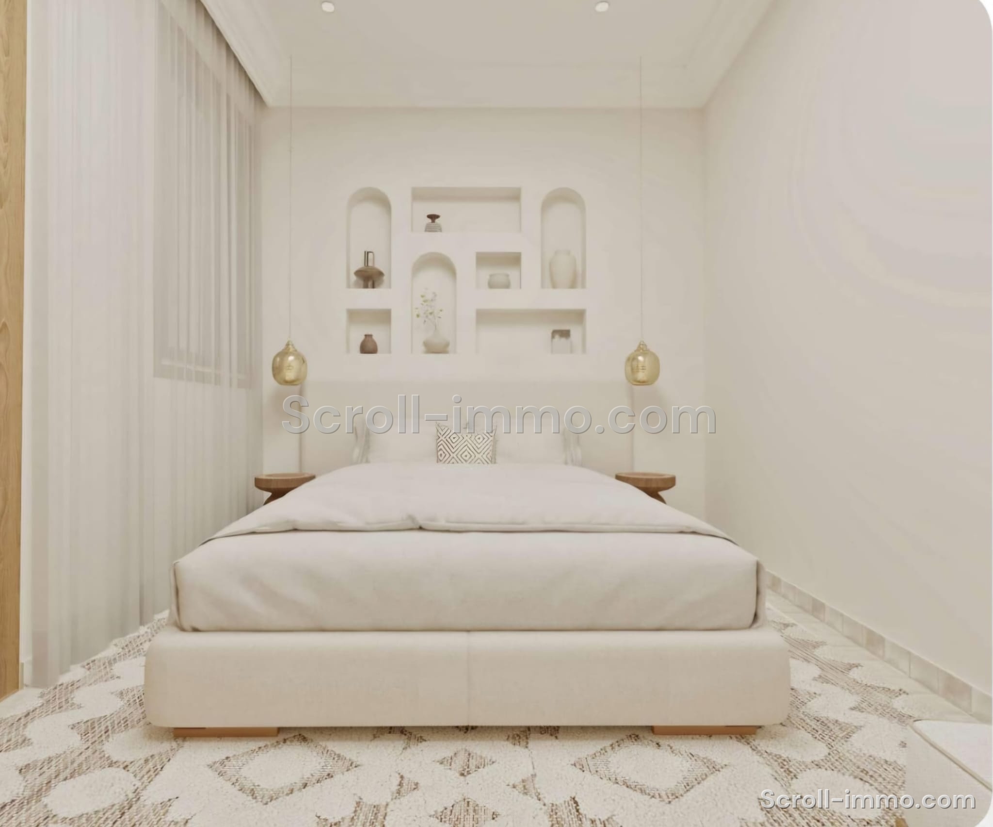 Riad de luxe titré – 112 m² au sol – 4 chambres – Médina de Marrakech
