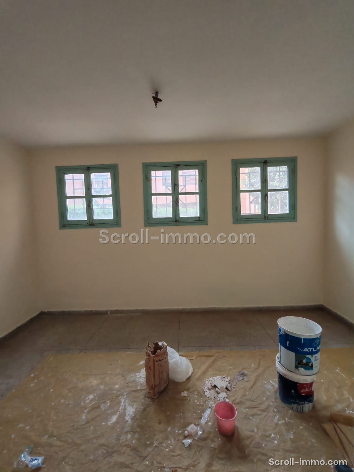 Maison / Appartement Titré, à rénover avec jardin à Hay Zitoun, Marrakech – Fort potentiel !