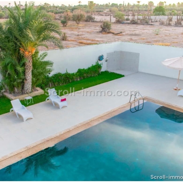 Magnifique Villa Contemporaine à vendre à la Palmeraie (Bab Atlas)– Marrakech Villa