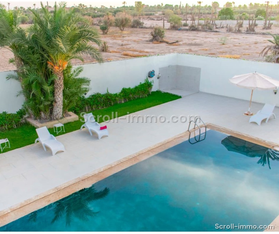 Magnifique Villa Contemporaine à vendre à la Palmeraie (Bab Atlas)– Marrakech Villa