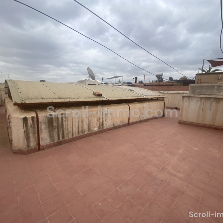 Riad 185m² 5ch Melkia à rénover avec petit hamam à Riad Zitoun