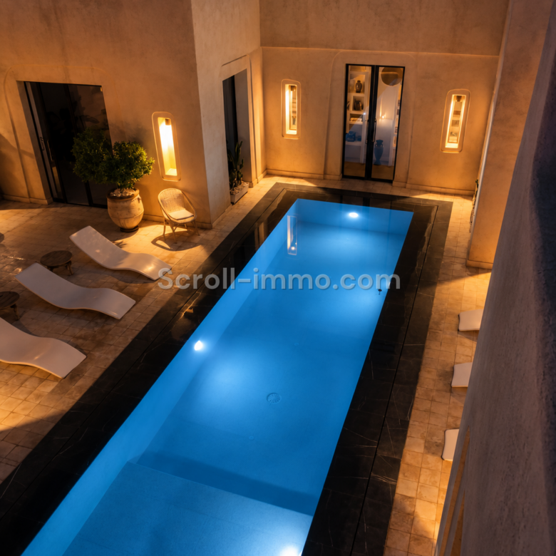 Magnifique villa Riad avec piscine Chauffée privée