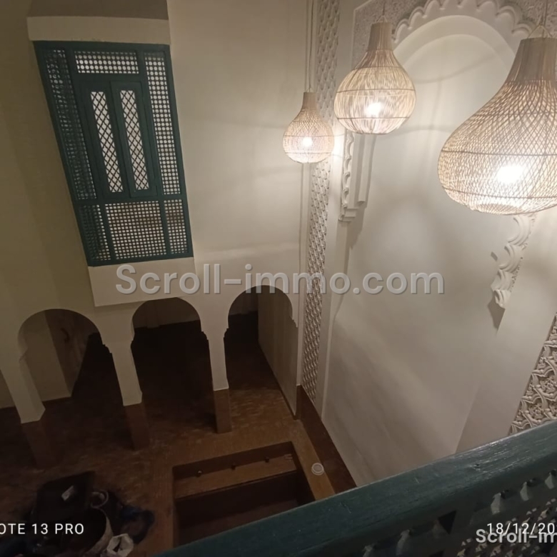 Riad 230m2 fini, titré à Zaouia