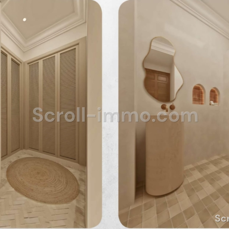 Riad de luxe titré – 112 m² au sol – 4 chambres – Médina de Marrakech