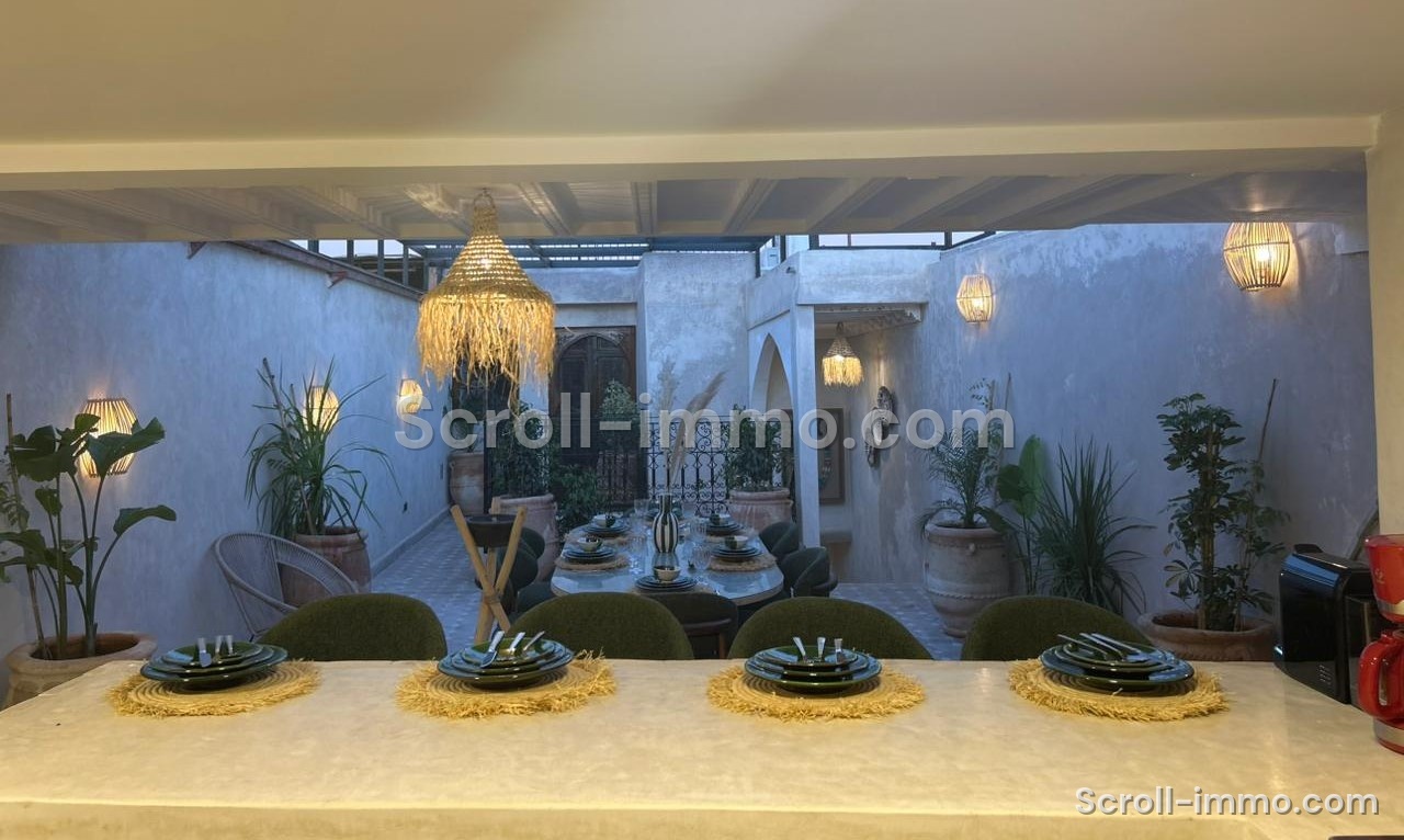 Belle Douiria neuve à vendre – 4 suites – Quartier Derb Dabachi, Médina de Marrakech