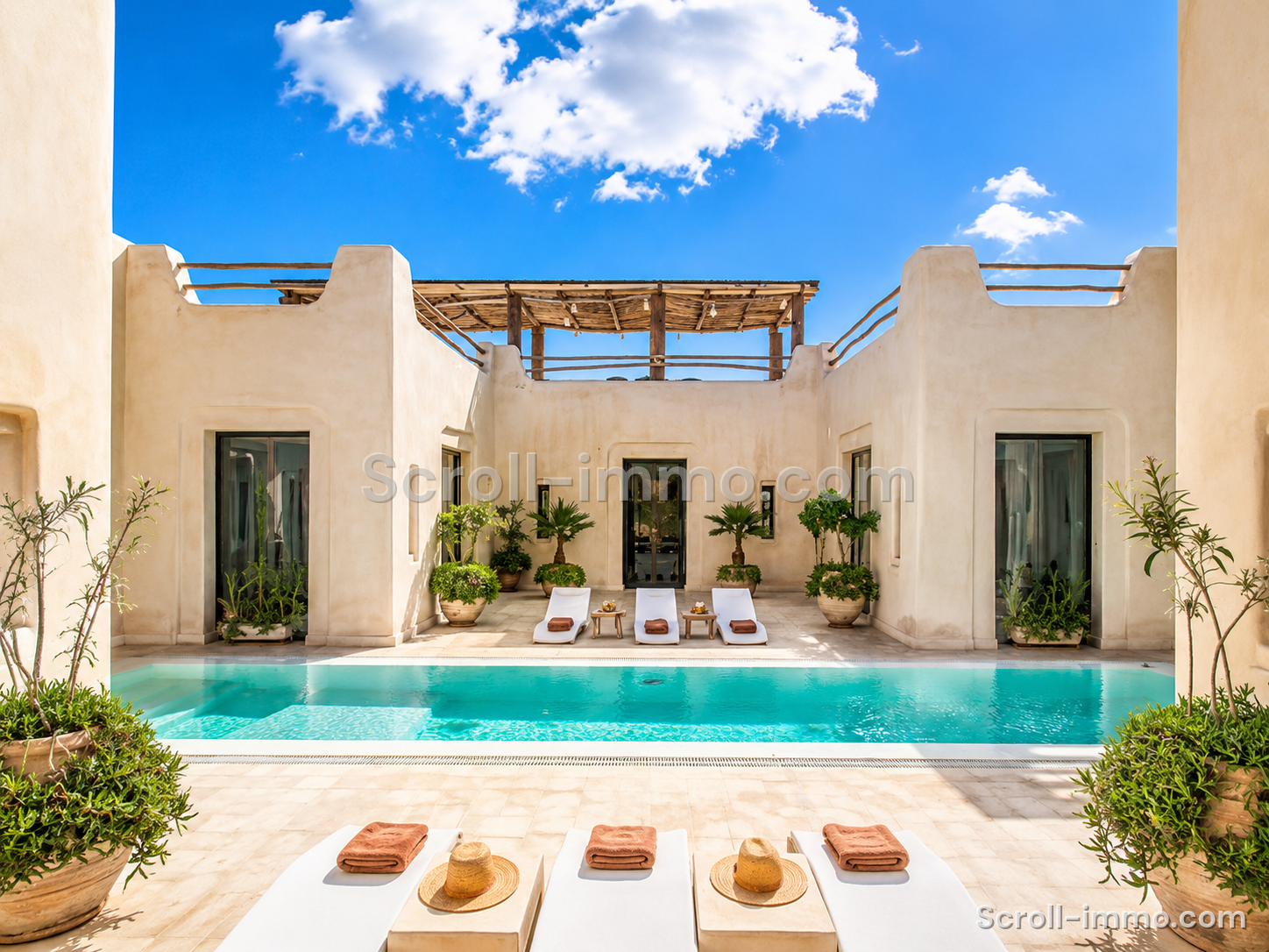 Magnifique villa Riad avec piscine Chauffée privée