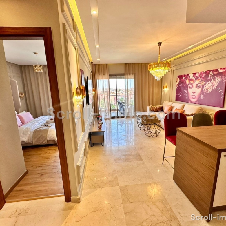 Appartement meublé 60m² Route de Casablanca