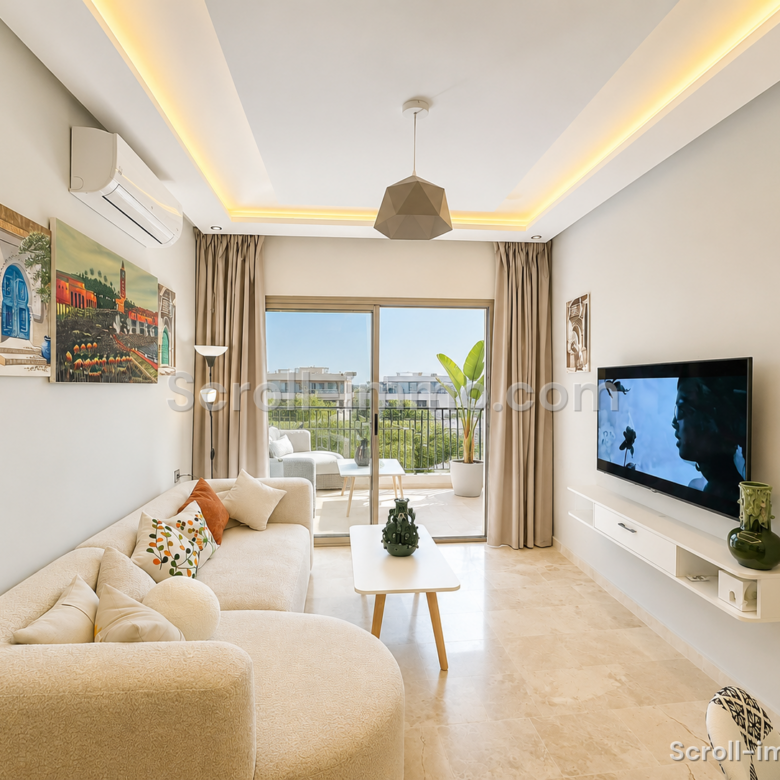 À LOUER meublé – Appartement longue durée derrière Carré Eden, Guéliz