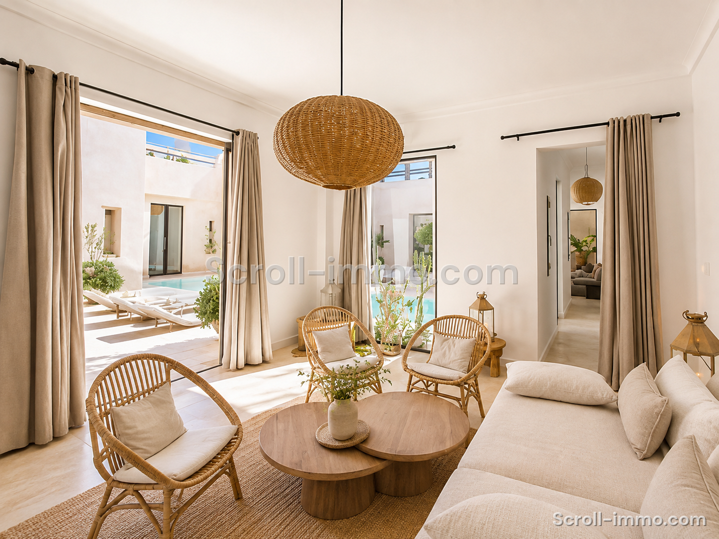 Magnifique villa Riad avec piscine Chauffée privée