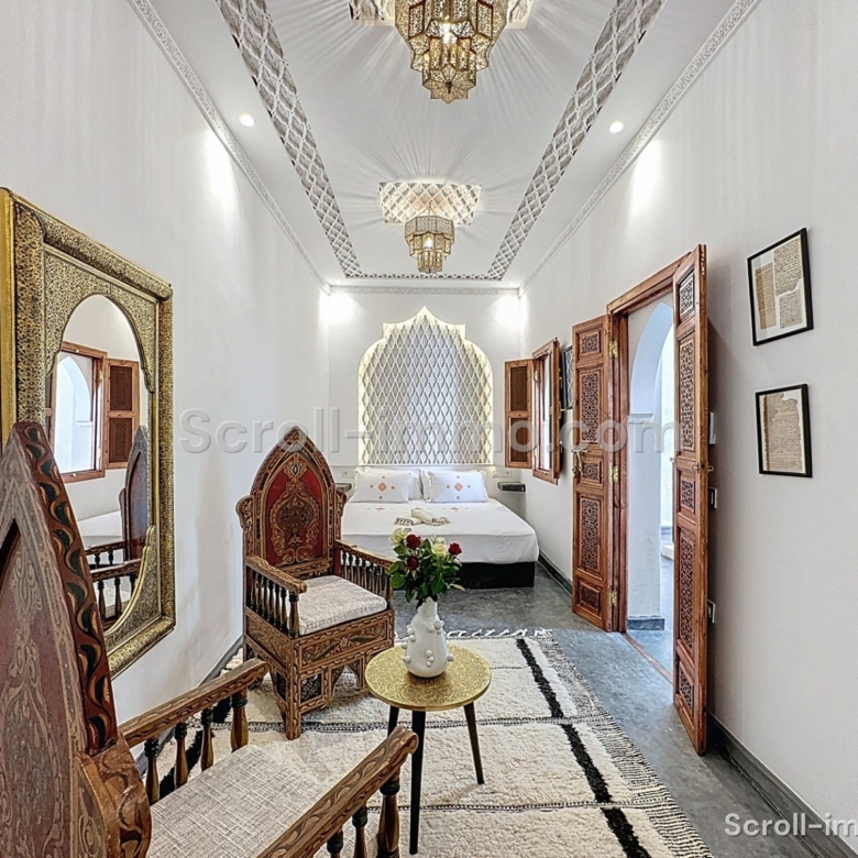 Riad 114m2 titre et déjà rénové à Ben saleh