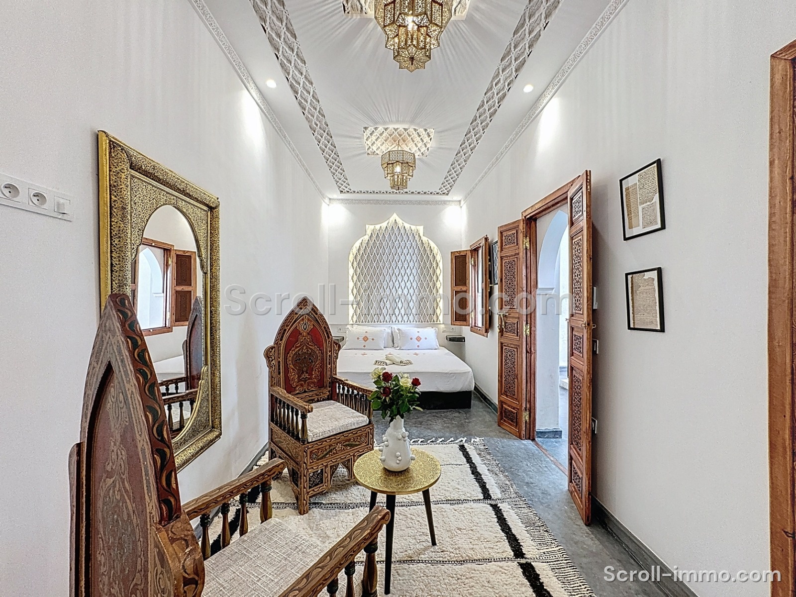 Riad 114m2 titre et déjà rénové à Ben saleh