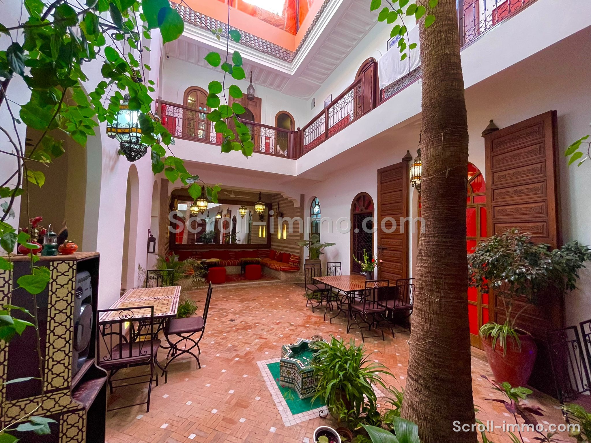 Riad Maison d’Hôtes à vendre – 6 Suites  Bab Doukkala
