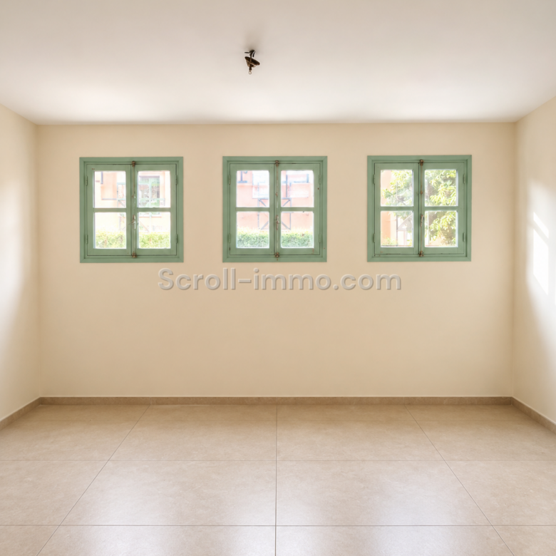 Maison / Appartement Titré, à rénover avec jardin à Hay Zitoun, Marrakech – Fort potentiel !