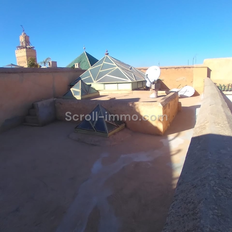 Grand Riad Titré – 401m2 a rénover – Zaouia