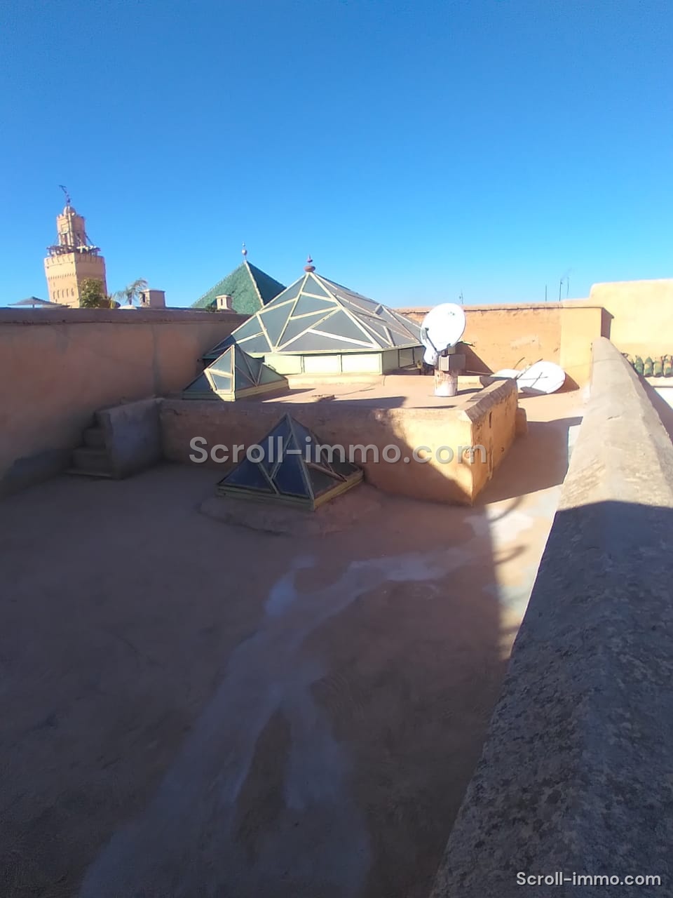 Grand Riad Titré – 401m2 a rénover – Zaouia